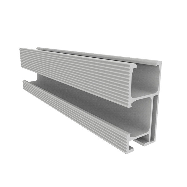 aluminium rail for solar panel mounting