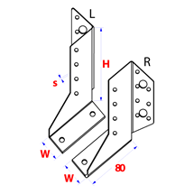 2-partsjoist hanger (r+l)