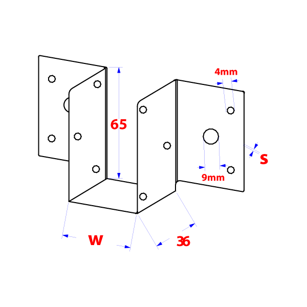 Light joist hanger