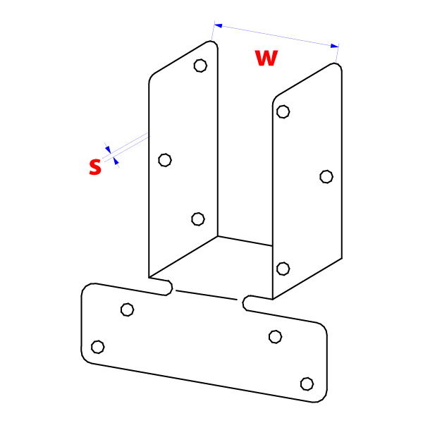 Truss clip vertical