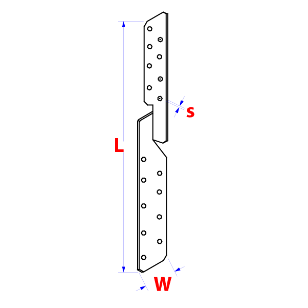 Roof ridge fixing