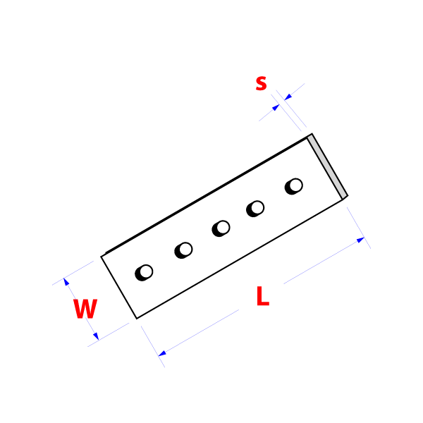 Anchor plate narrow